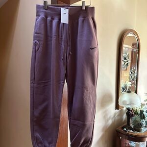 Nike Phoenix Mauve Jogger Pants SZ M NWT